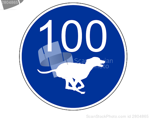 Image of Traffic sign for dogs