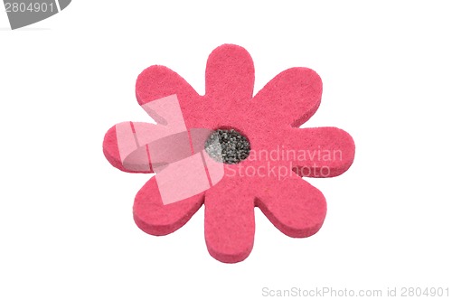 Image of Poppy seeds and felt decoration
