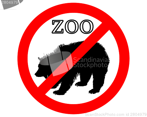 Image of Grizzly in zoo prohibited