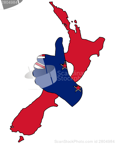 Image of New Zealand hand signal