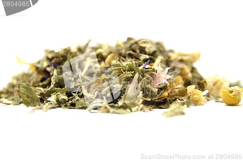 Image of Detailed but simple image of mixed herbs