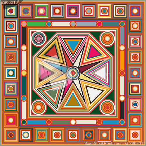 Image of Colored background tile