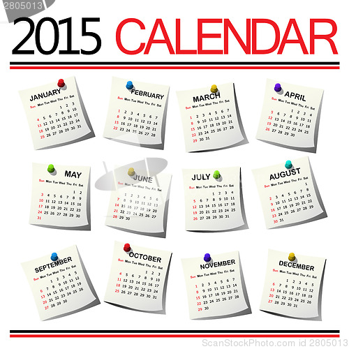 Image of 2015 Calendar