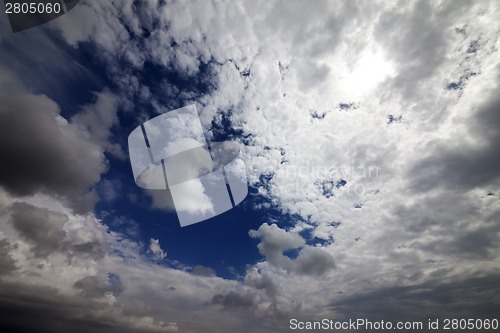 Image of Sky with clouds