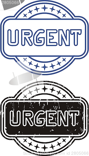 Image of Stamp with text Urgent