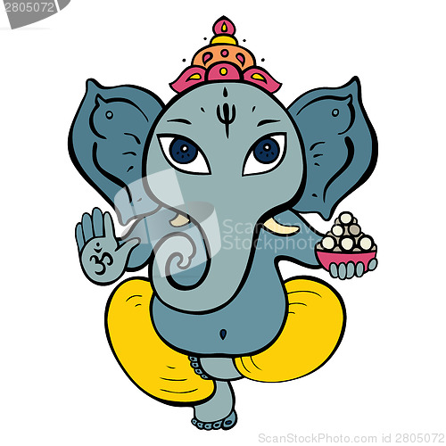 Image of Hindu God Ganesha.