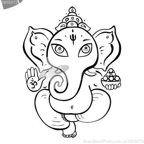 Image of Hindu God Ganesha.