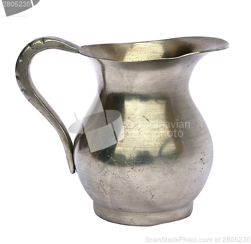Image of Old pewter jug