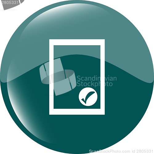 Image of Edit document sign icon. Edit content button. Modern UI website button