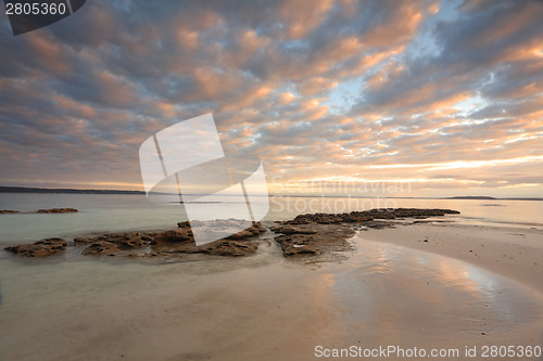 Image of Sunrise Scottish Rocks Australia