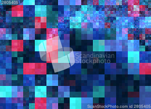 Image of Color abstract checkered pattern