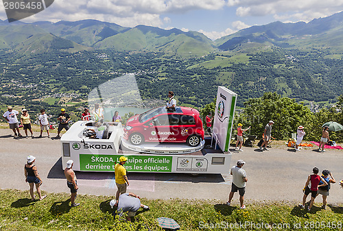 Image of Publicity Caravan in Pyrenees