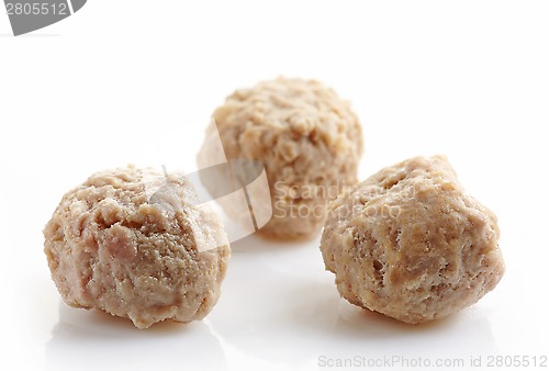 Image of fresh juicy meatballs