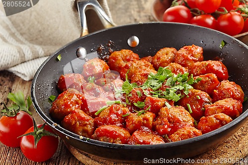 Image of Meatballs with tomato sauce