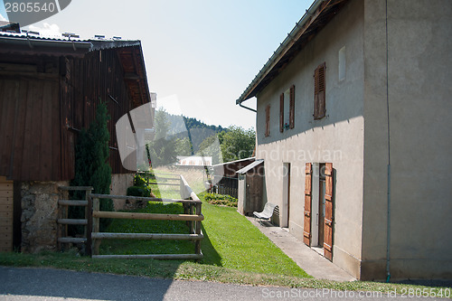 Image of French village in alps