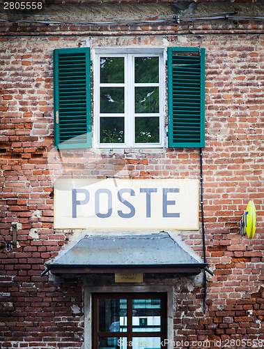 Image of Italian postal office
