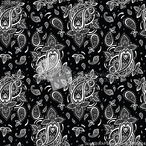 Image of Seamless Paisley background.