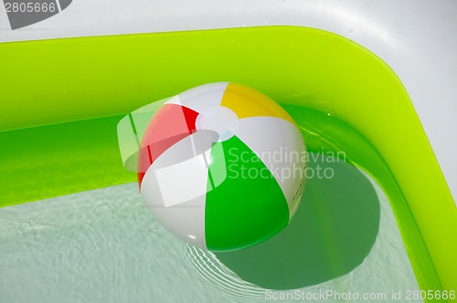 Image of Ball in the water