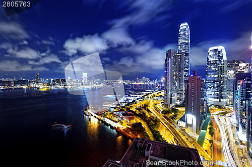 Image of Hong Kong Skylines night
