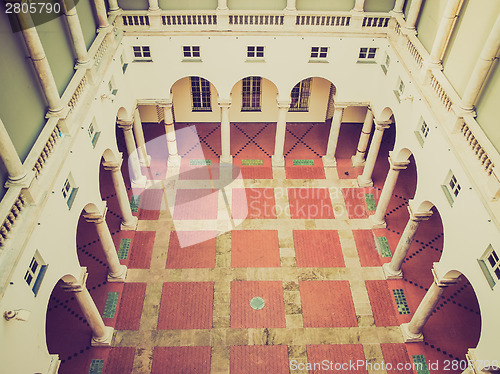 Image of Retro look Doge Palace in Genoa