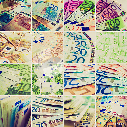 Image of Retro look Money collage