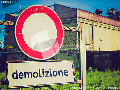 Image of Retro look Demolition picture