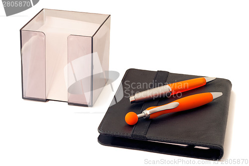 Image of Two beautiful handles for the letter, a notebook and scratch pap