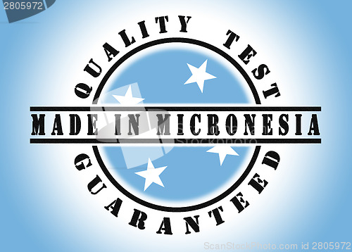 Image of Quality test guaranteed stamp 