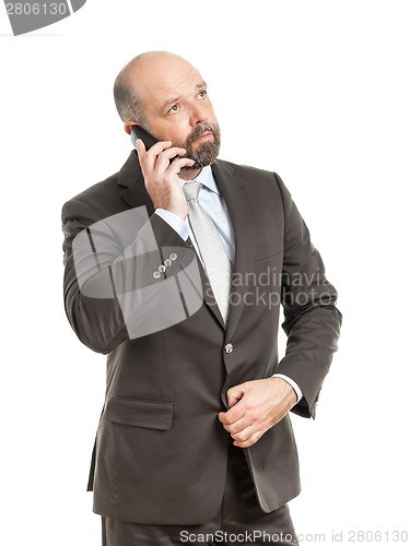 Image of business man phone