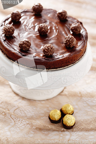 Image of double chocolate cheesecake