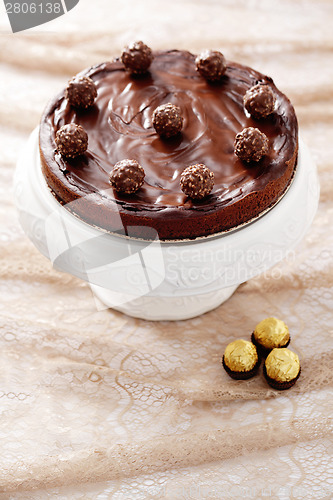 Image of double chocolate cheesecake