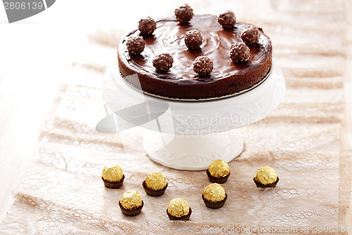Image of double chocolate cheesecake