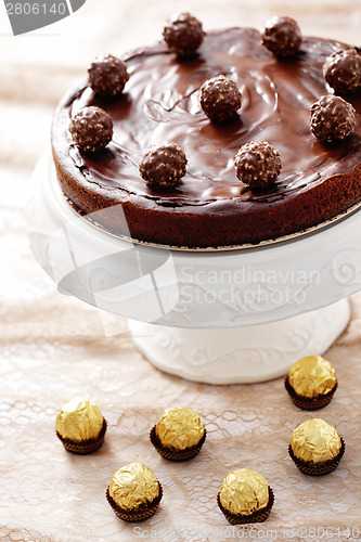 Image of double chocolate cheesecake