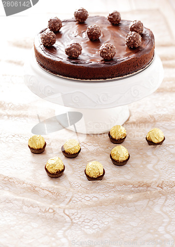 Image of double chocolate cheesecake