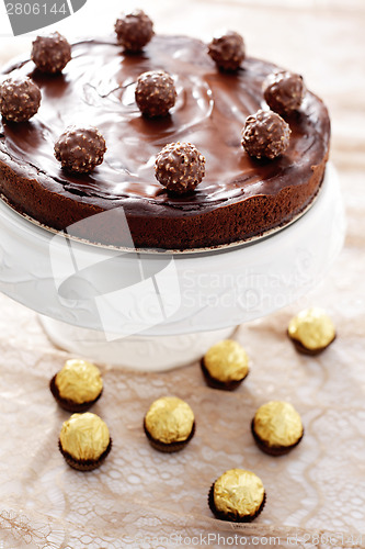 Image of double chocolate cheesecake