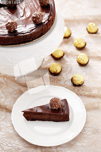 Image of double chocolate cheesecake