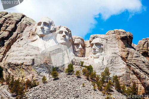 Image of Mount Rushmore monument in South Dakota