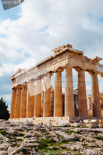 Image of Parthenon at Acropolis in Athens, Greece