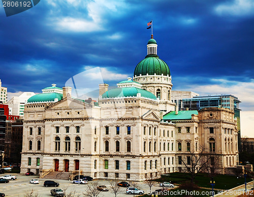 Image of Indiana state capitol building