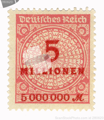 Image of five million mark