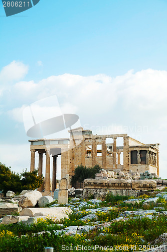 Image of The Porch of the Caryatids in Athens