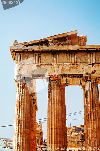 Image of Parthenon at Acropolis in Athens, Greece