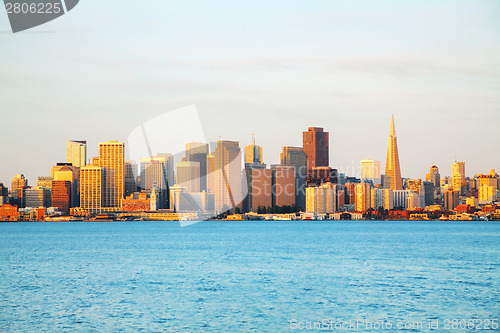 Image of Downtown of San Francisco as seen from the bay