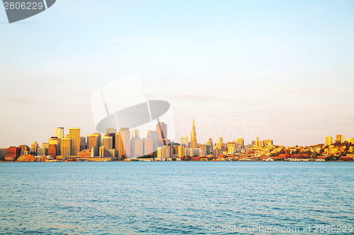 Image of Downtown of San Francisco as seen from the bay