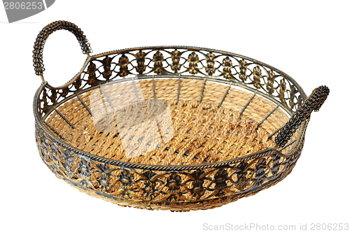 Image of beautiful wicker basket