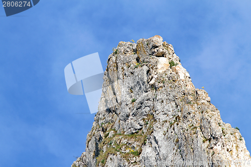 Image of limestone mountain peak