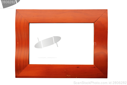 Image of reddish picture frame