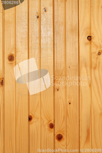 Image of real wood planks on wall