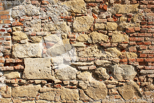 Image of ancient exterior fortress wall