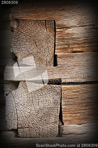 Image of traditional wood beams detail